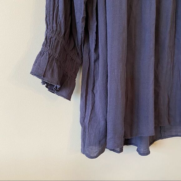 Nwt-Free People Obi Mila Smocked Tunic Blouse - Picture 12 of 15